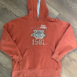 Ruff Hewn Wildcats State Champs 1981 Rust Hoodie